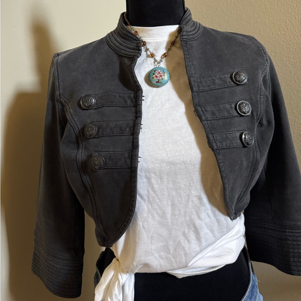 Urban Outfitters Amber and Blue Pendant Necklace